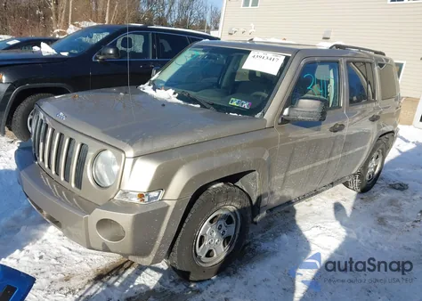2009 Jeep Patriot Sport из США, поврежденный, VIN 1J4FT28A39D146564